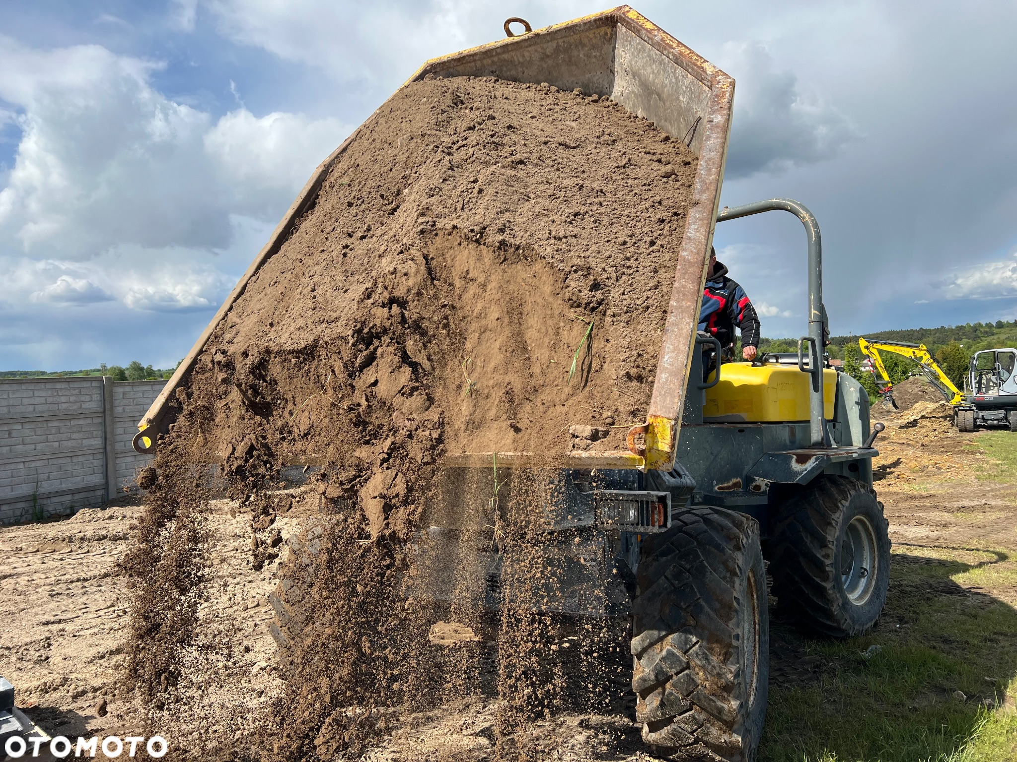 Wacker Neuson WOZIDŁO BUDOWLANE 6ton WACKER NEUSON 6001 4x4 3 4m3 obrotowa wywrotka 3 Stronna Thwaites Benford MECALAC Ausa sxr TEREX Deutz 4 cyl ST TA6s kiper taczka wysyp - 9