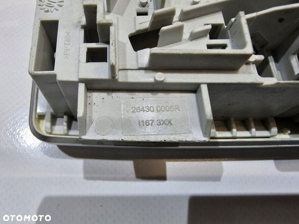 LAMKI OŚWIETRLENIA KABINY RENAULT LAGUNA III 264300003R 264300005R - 5