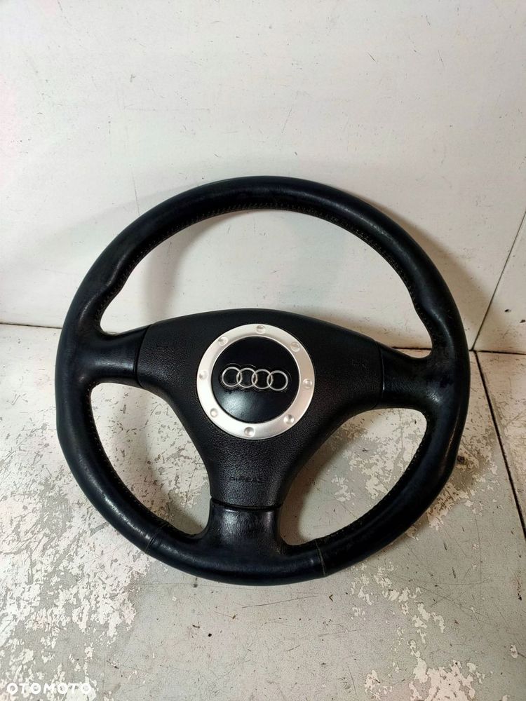 kierownica audi tt 8n czarna skóra - 5