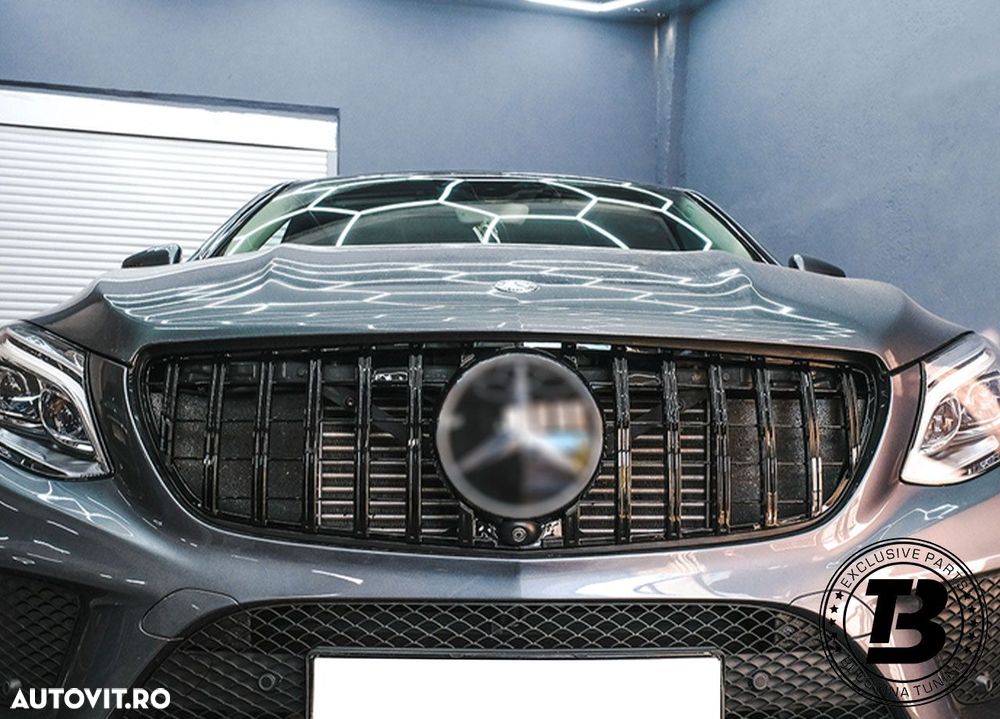 Grila compatibila cu Mercedes GLE Coupe C292 SUV W166 GT Design - 9