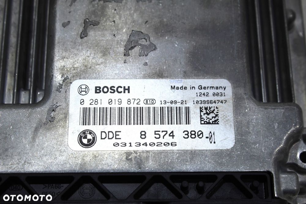 KOMPUTER STEROWNIK SILNIKA MODUŁ CAS KLUCZYKI BMW F10 F10 N47D20C 2.0D - 2