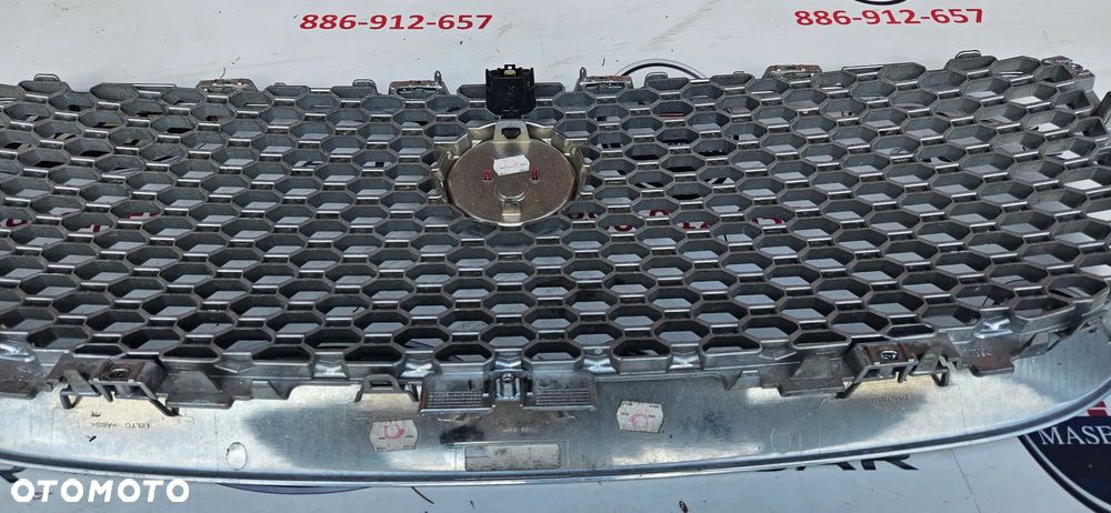 Jaguar XJ 351 LIFT 2016-2019 Atrapa zderzaka przedniego pod kamerę Grill Kamera Kratka środkowa  znaczek emblemat - 8