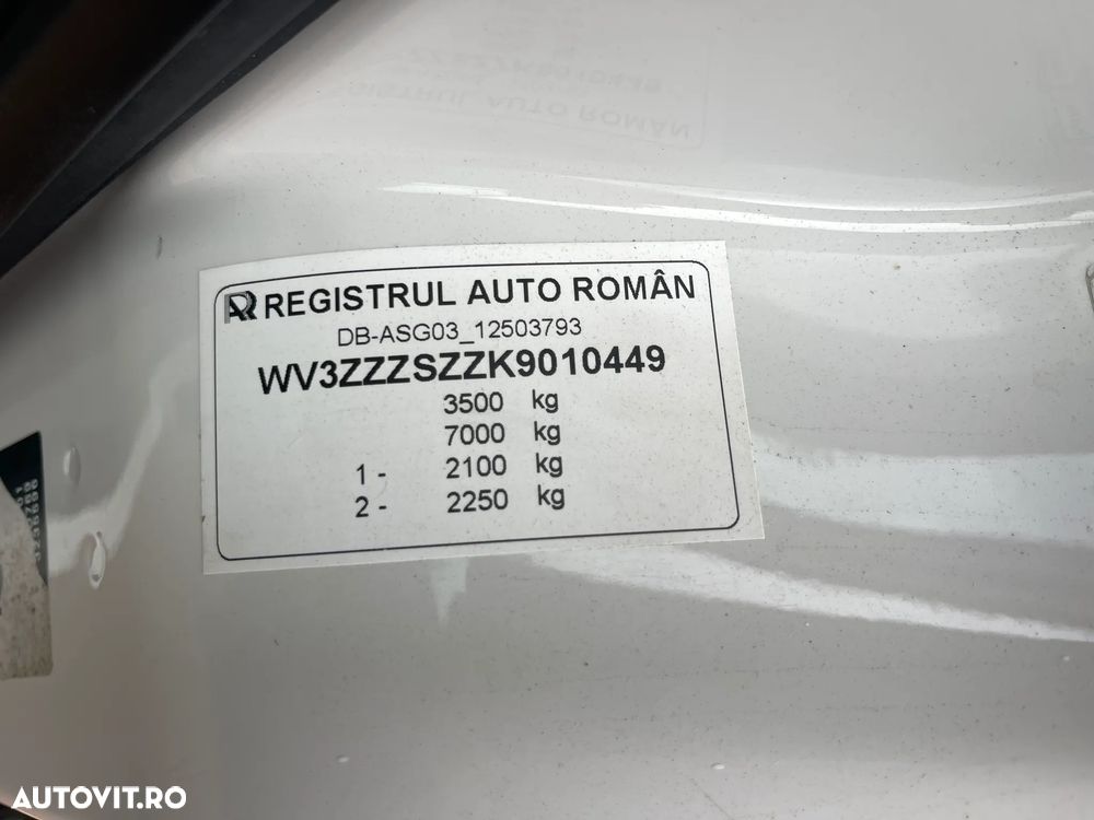 Volkswagen Crafter Doka 6LOCURI  PUNTE DUBLA  BASCULABIL - 32