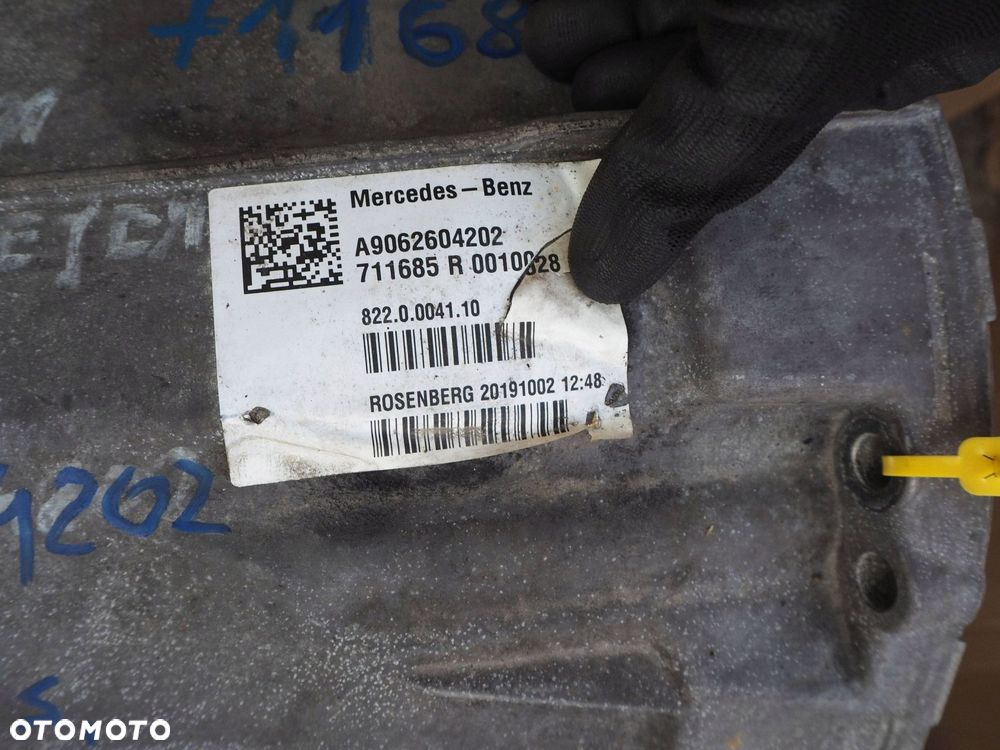 skrzynia biegów mercedes sprinter 907 910 3.0 cdi a9062604202 711685 nr 907 - 5