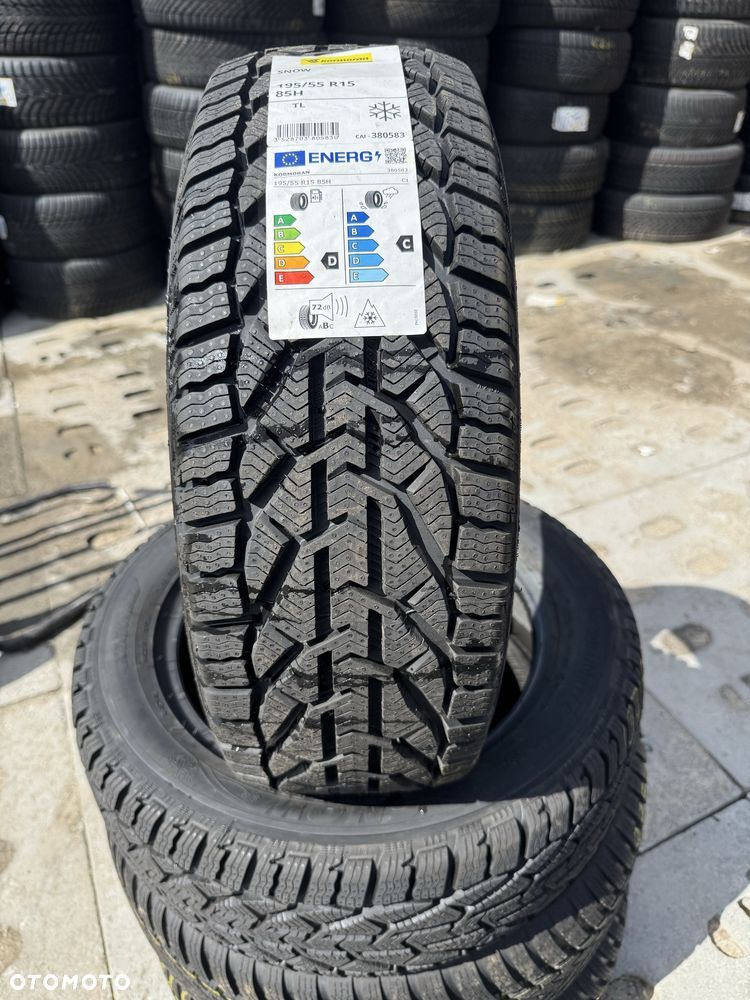 Nowe opony zimowe 195/55/15 Kormoran 2 sztuki 2025r - 1