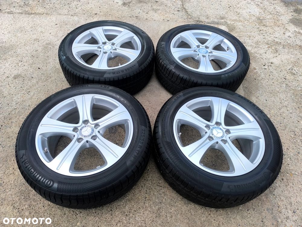 5x112 Felgi Aluminiowe Alufelgi 17 Mercedes Koła Zimowe Zima E klasa W213 W212 E klasa Coupe Cabrio W207 C207 C W204 W205 W206 VITO V W447 E Cabrio W238 A238 Legnica ALU-RAD 225/55 5,5mm TPMS - 1