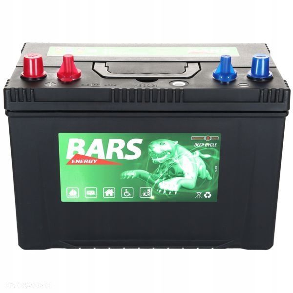 Akumulator Bars Energy 12V 100Ah 730A DC31 Dual Terminal - 23,90 kg - 2