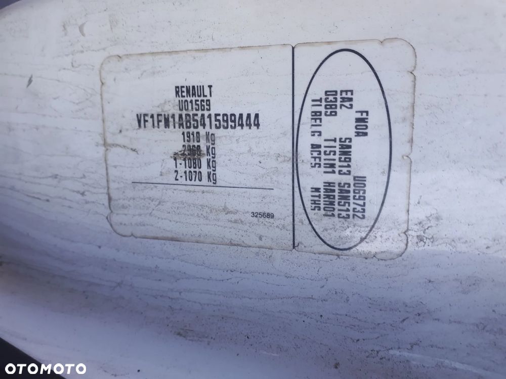 RENAULT KANGOO II 07-13 DESKA ROZDZIELCZA PODUSZKI AIRBAG - 22