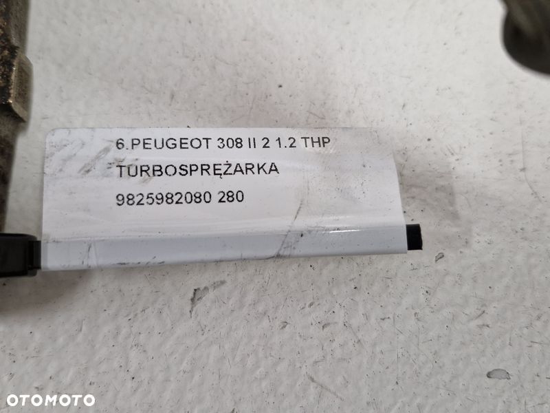 PEUGEOT 308 II 2 1.2 THP TURBOSPRĘŻARKA TURBINA TURBO 9825982080 - 7