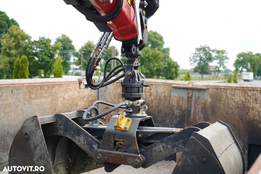 MAN TGS 33.360 / 6x4 / BASCULĂ + HDS HMF 1820 K-RC / extensie 10m / HIDRODECKER / GRAPPER / NAVI / MANUAL / IMPORTAT - - 21