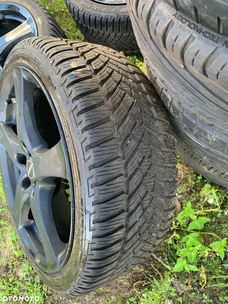 ALUFELGI KOŁA ALUMINIOWE R18 5X114,3 ET50 OPONY ZIMOWE FULDA 225/40 - 4