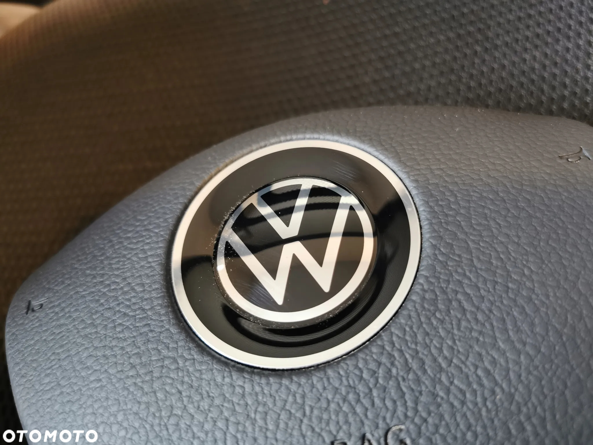 VW Touran III Jetta IV Sharan 7n Transporter t6Zaślepka airbag poduszki NOWA miękka - 2