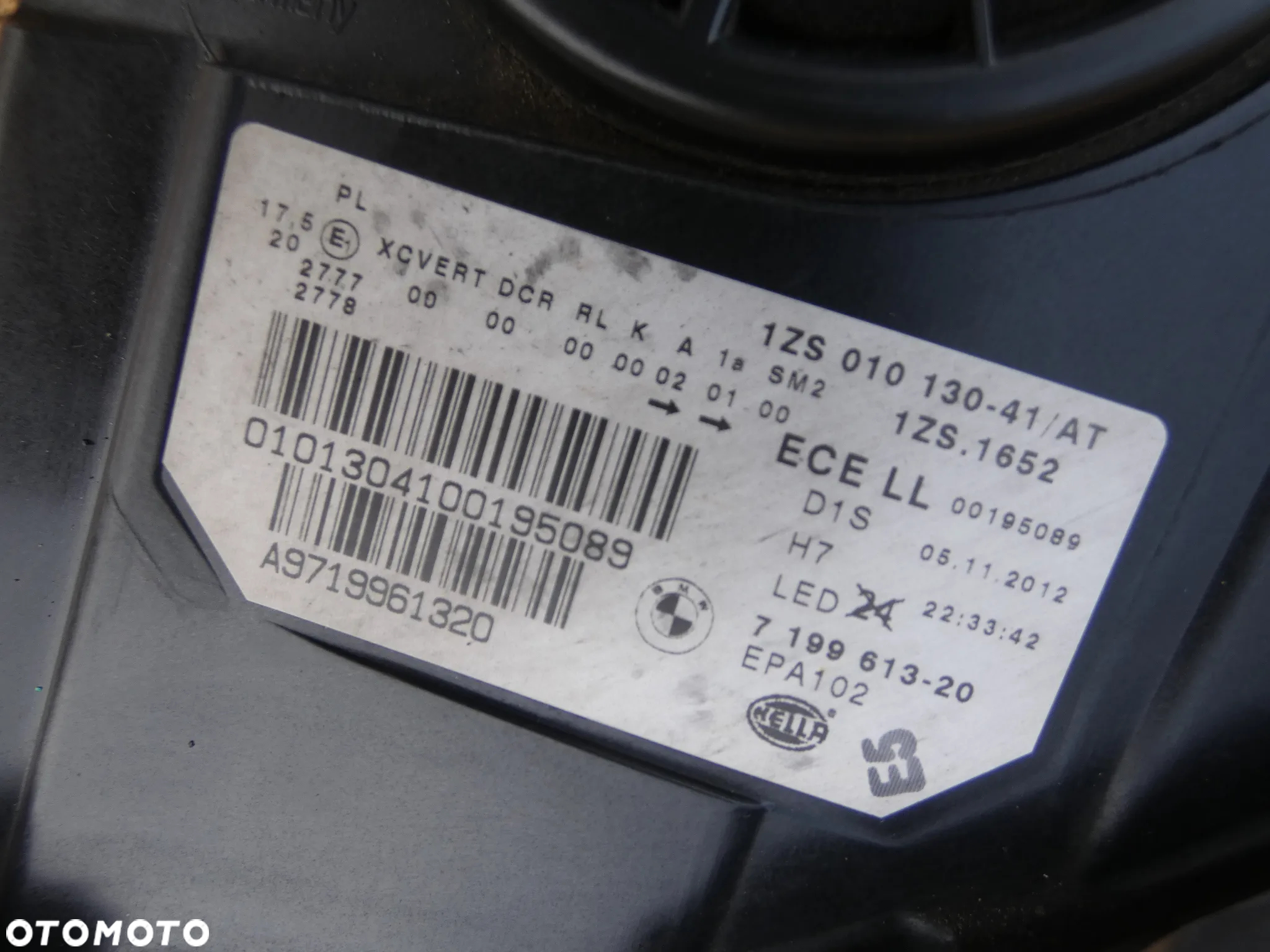 BMW F07 GT  LAMPA PRZÓD BI-XENON SKRĘTNA 7199613 - 5