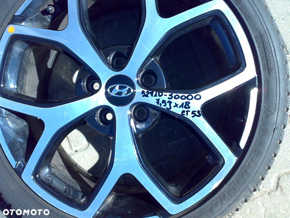 hyundai i30n i30 iii 2017 - koła alu felgi opony zima 18' - 2