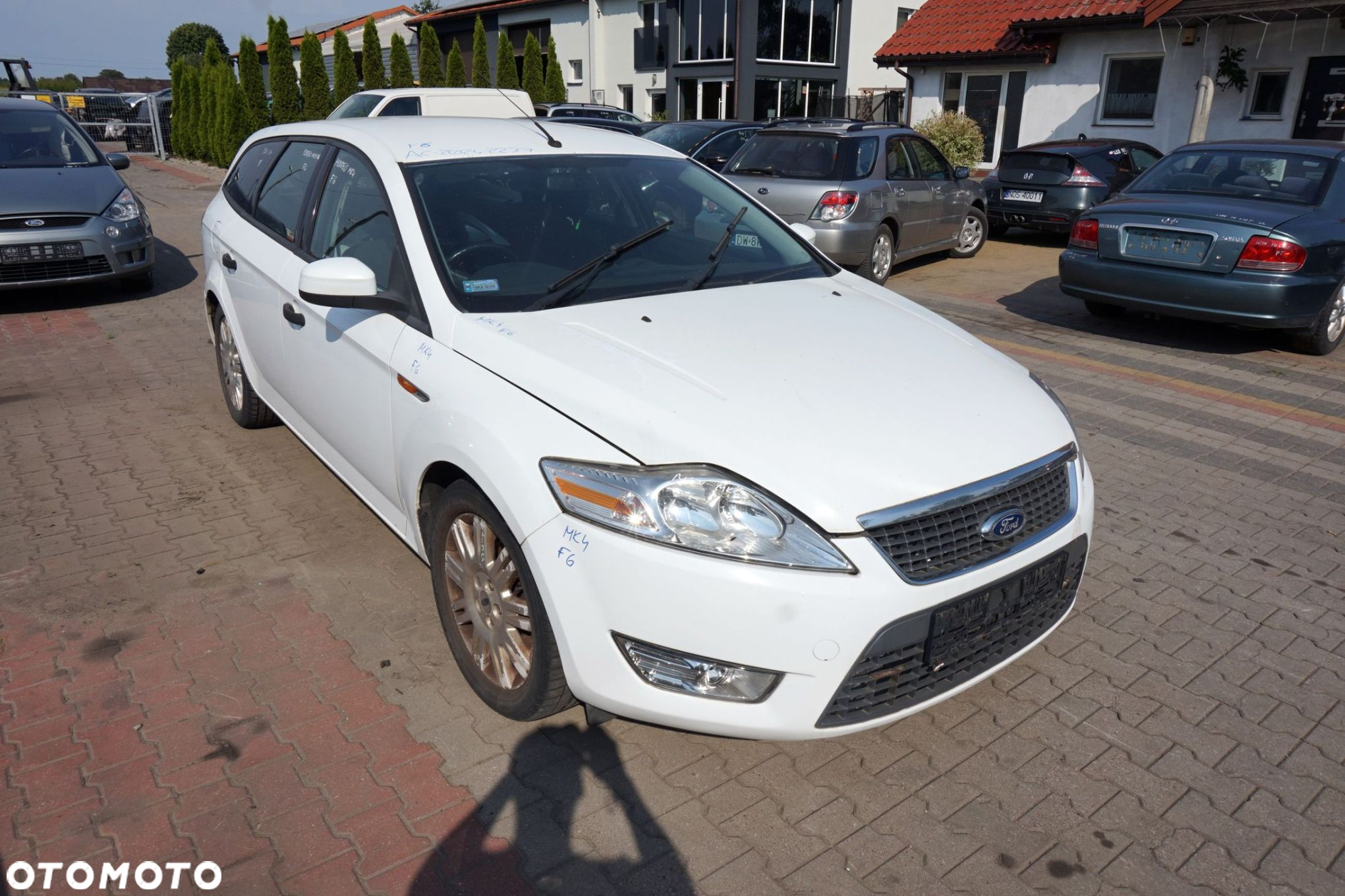 FORD MONDEO IV MK4 KOMBI 2007 F6 1.8 TDCI QYBA 125KM MMT6 BIAŁY FROZEN na części - 7