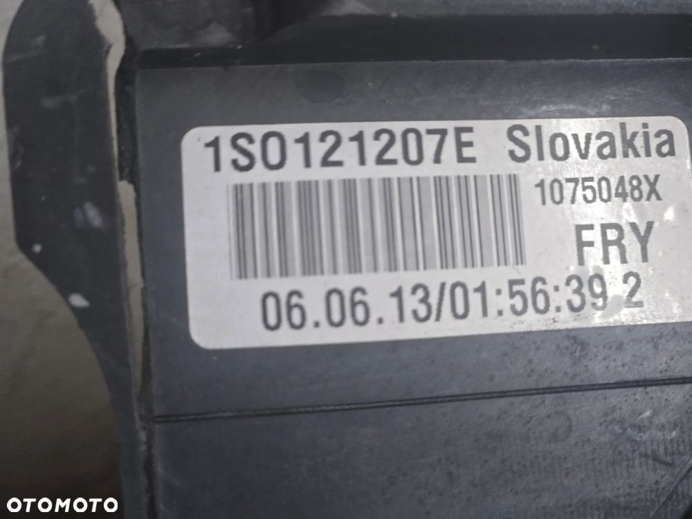 SEAT SKODA VW WENTYLATOR CHŁODNICY 1S0121207E - 4