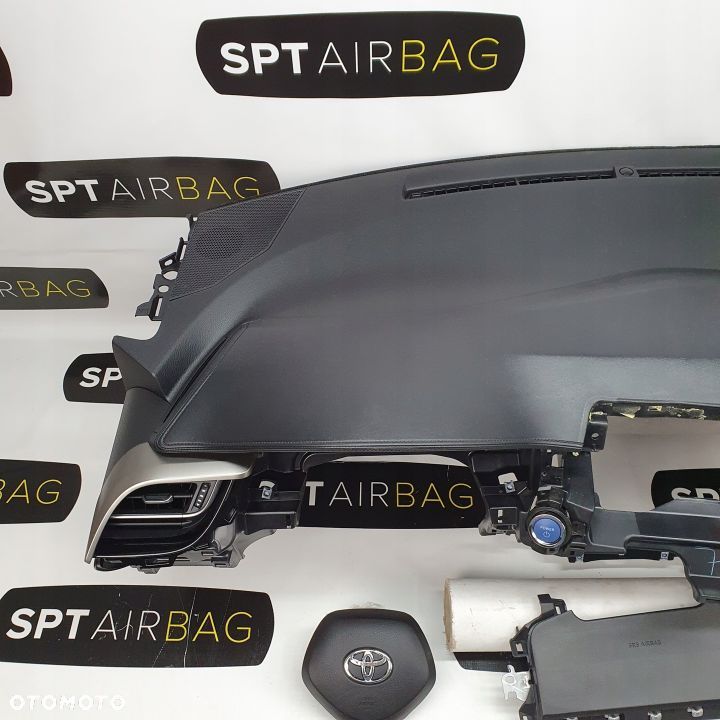 TOYOTA C-HR CHR DESKA ROZDZIELCZA KONSOLA KOKPIT PODUSZKI AIRBAG AIR BAG PASY KIT SET - 2
