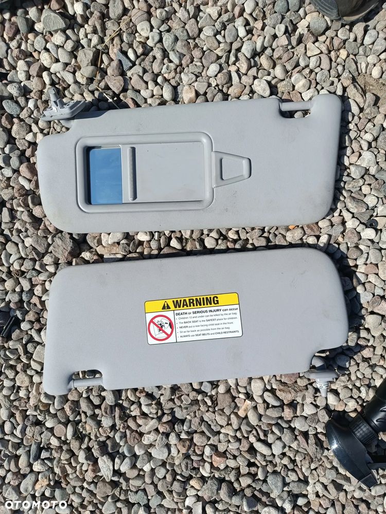 KIA CEED I 2010R PRZECIWSŁONECZNIK OSŁONA LEWA PRAWA KOMPLET - 1