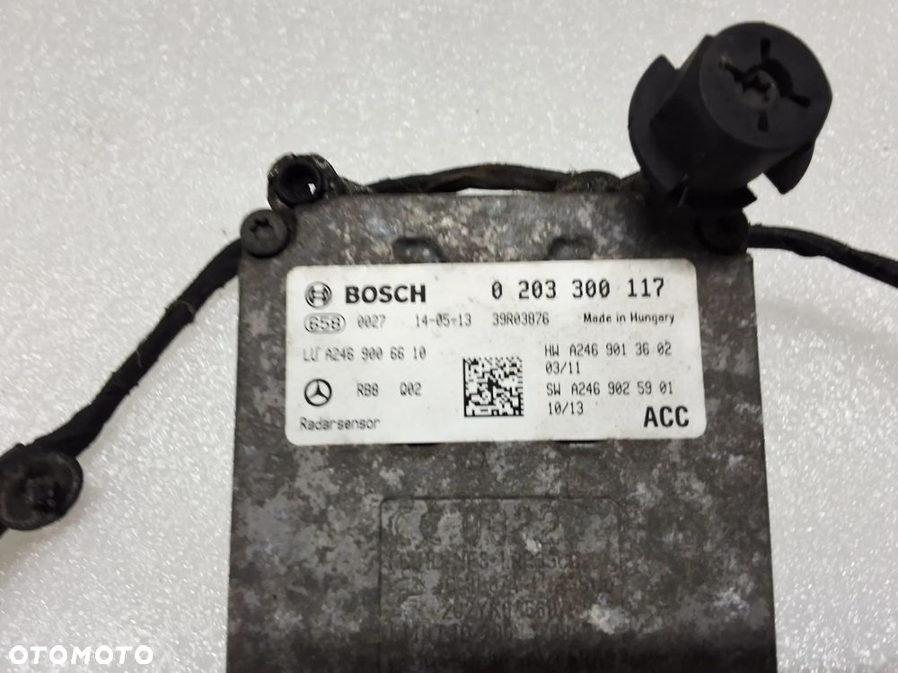 MERCEDES B-KLASA W246 RADAR DISTRONIC AKTYWNEGO TEMPOMATU A2469013602 Z INSTALACJĄ - 5