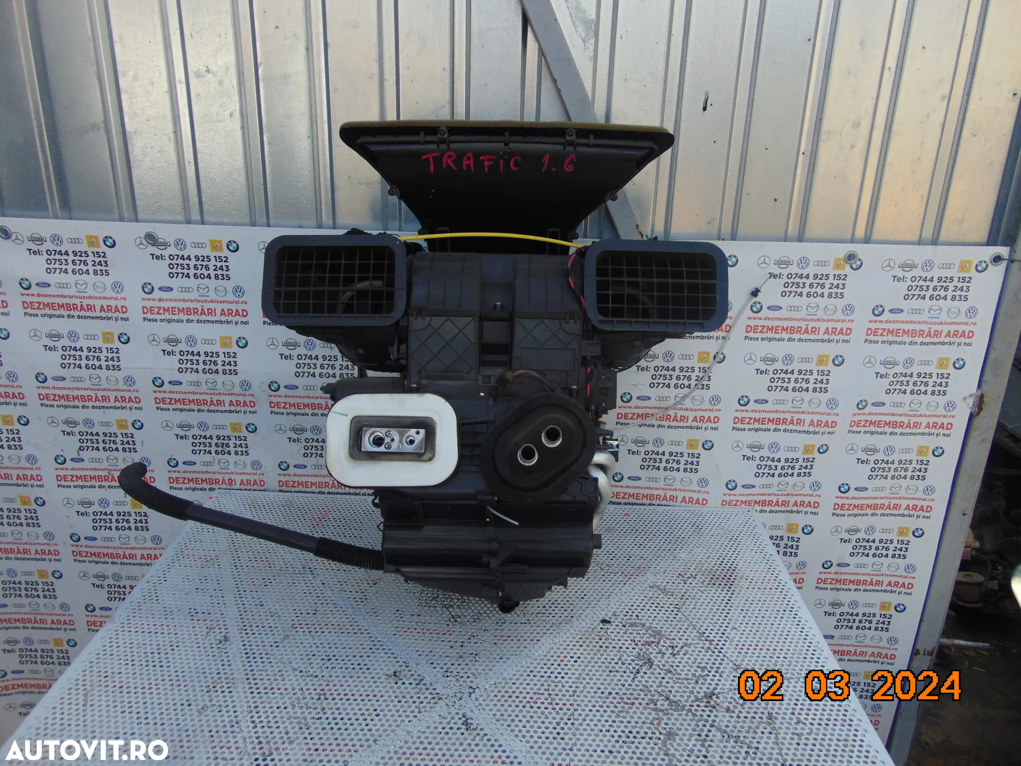 Aeroterma renault Trafic 2014-2022 Opel Vivaro motoras rezistenta radiator - 2