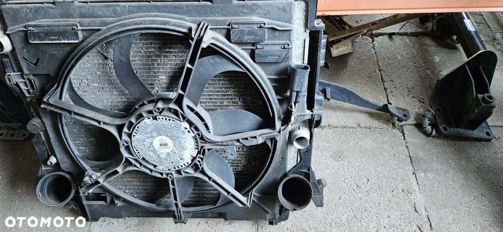 BMW X5 E70 X6 E71 3.0D 3.5D Komplet chłodnic Chłodnice Chłodnica wody klimatyzacji Wentylator 7809321 7586775 7796572 - 12
