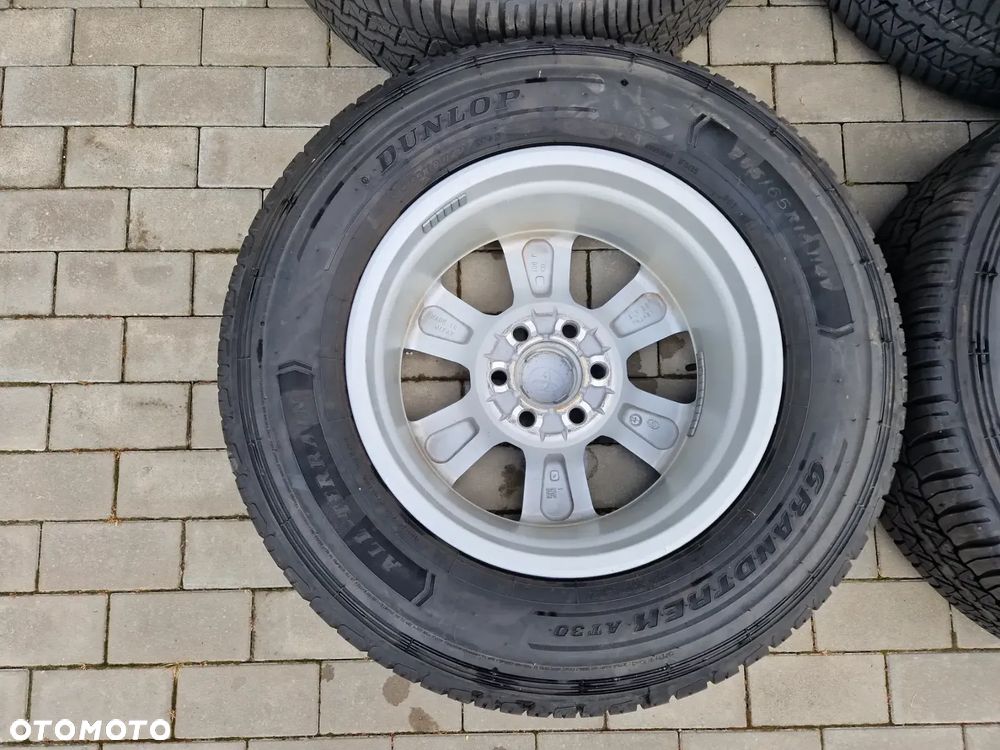 KOŁA CAŁOROCZNE TOYOTA LAND CRUISER 300 DUNLOP GRANDTREK ALL-TERRAIN AT30 114V  M+S 07/21, 265/65/R18, 7,5Jx18 ET60 6x139,7 - NOWE ORYGINALNE - 12