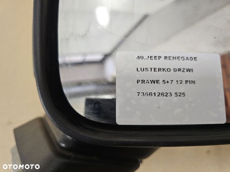 jeep renegade lusterko drzwi prawe 5 + 7 12 pin 735612623 - 8