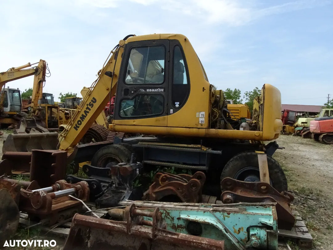 Excavator Komatsu PW 140 din 2008 dezmembrez - 4