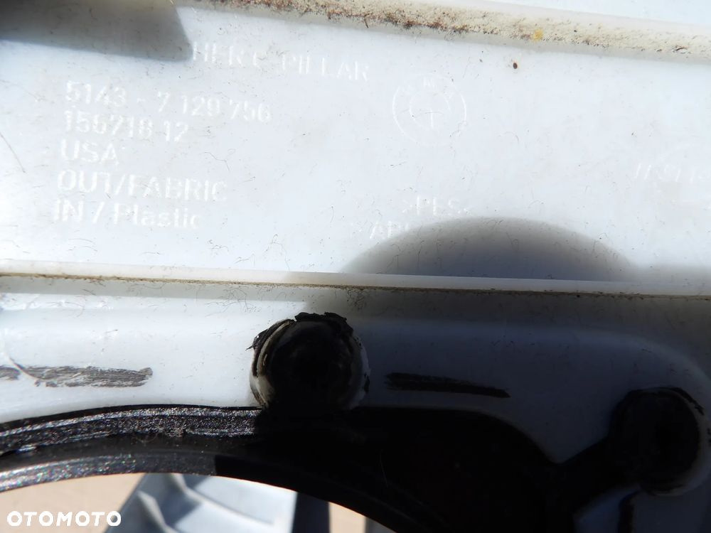 BMW - E70,X5 - M PAKIET - POSZYCIE SŁUPKÓW , OŚWIETLENIE KABINY , RĄCZKI - KOMPLET - 7129752  7129756  9225937 - 6