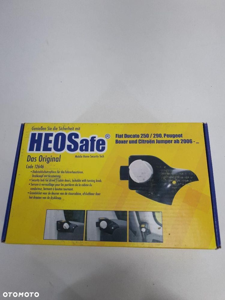 ZABEZPIECZENIE DRZWI BLOKADA HEOSAFE KAMPER JUMPER BOXER  DUCATO 06+ - 3