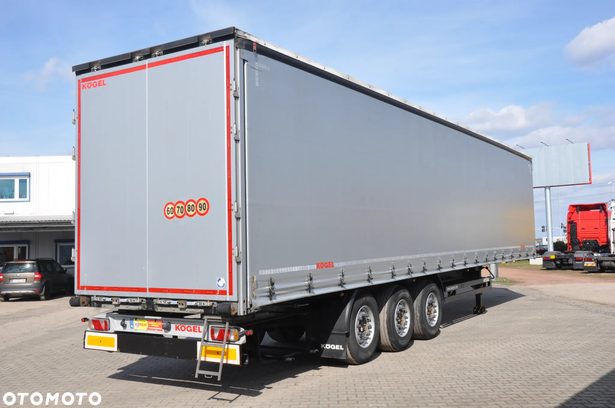 Kögel STANDARD PODNOSZONA OŚ NOVUM WAGA 6 240 kg - 7