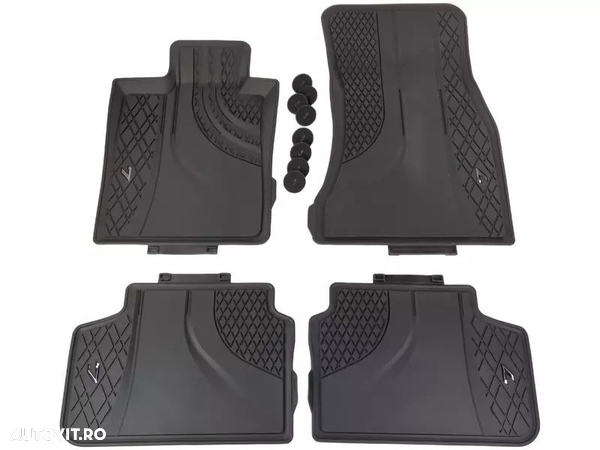 Set presuri(covorase) cauciuc fata+spate originale Bmw seria 7 G11