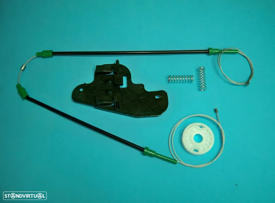 Kit reparação elevador vidros Peugeot  206, 207, 306, 308, 406, 407, 508, 607 - 13