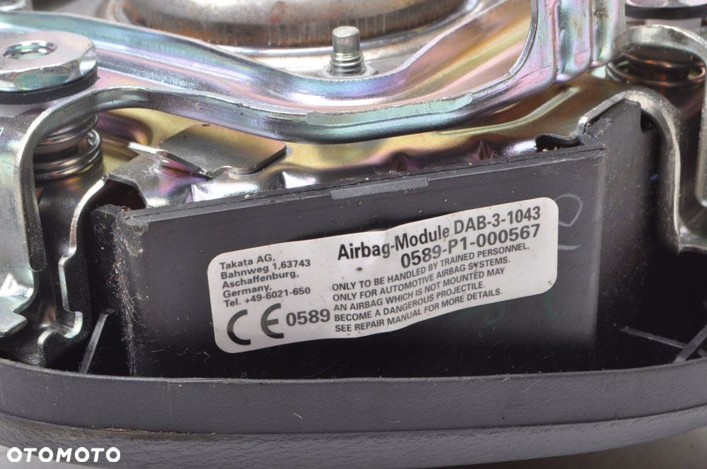 HONDA INSIGHT II PODUSZKA POWIETRZNA KIEROWCY AIRBAG 77800-TM0-P81 - 6