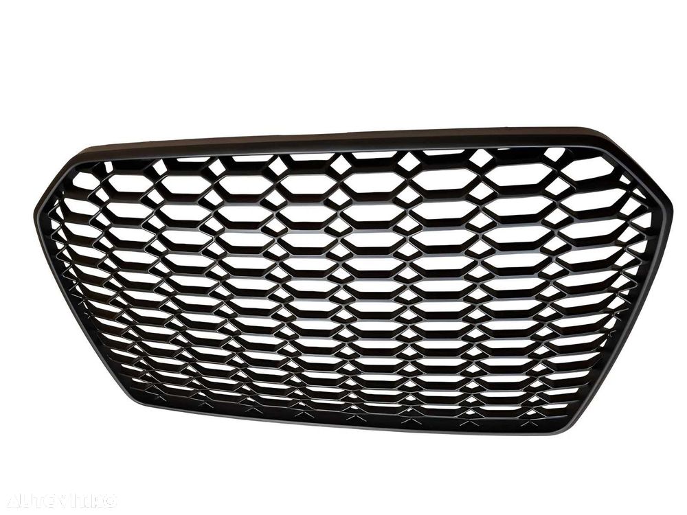 Grila Centrala Audi A6 C7 RS6 Design Negru Lucios 2011 - 2014 - 1