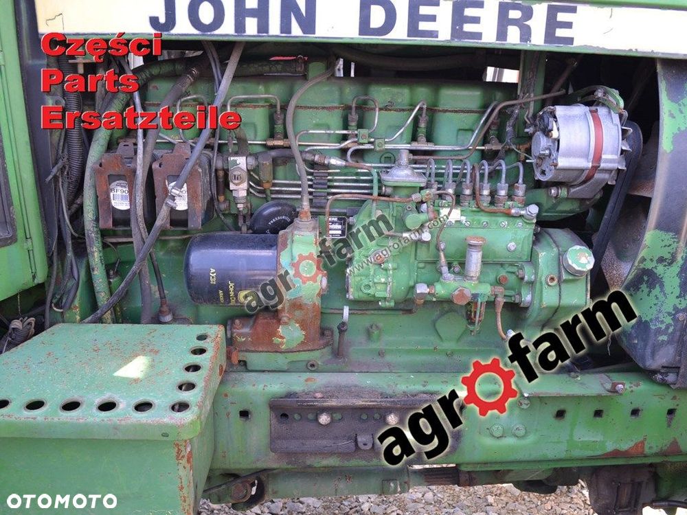 John Deere 4240s części, skrzynia biegów, silnik - 3