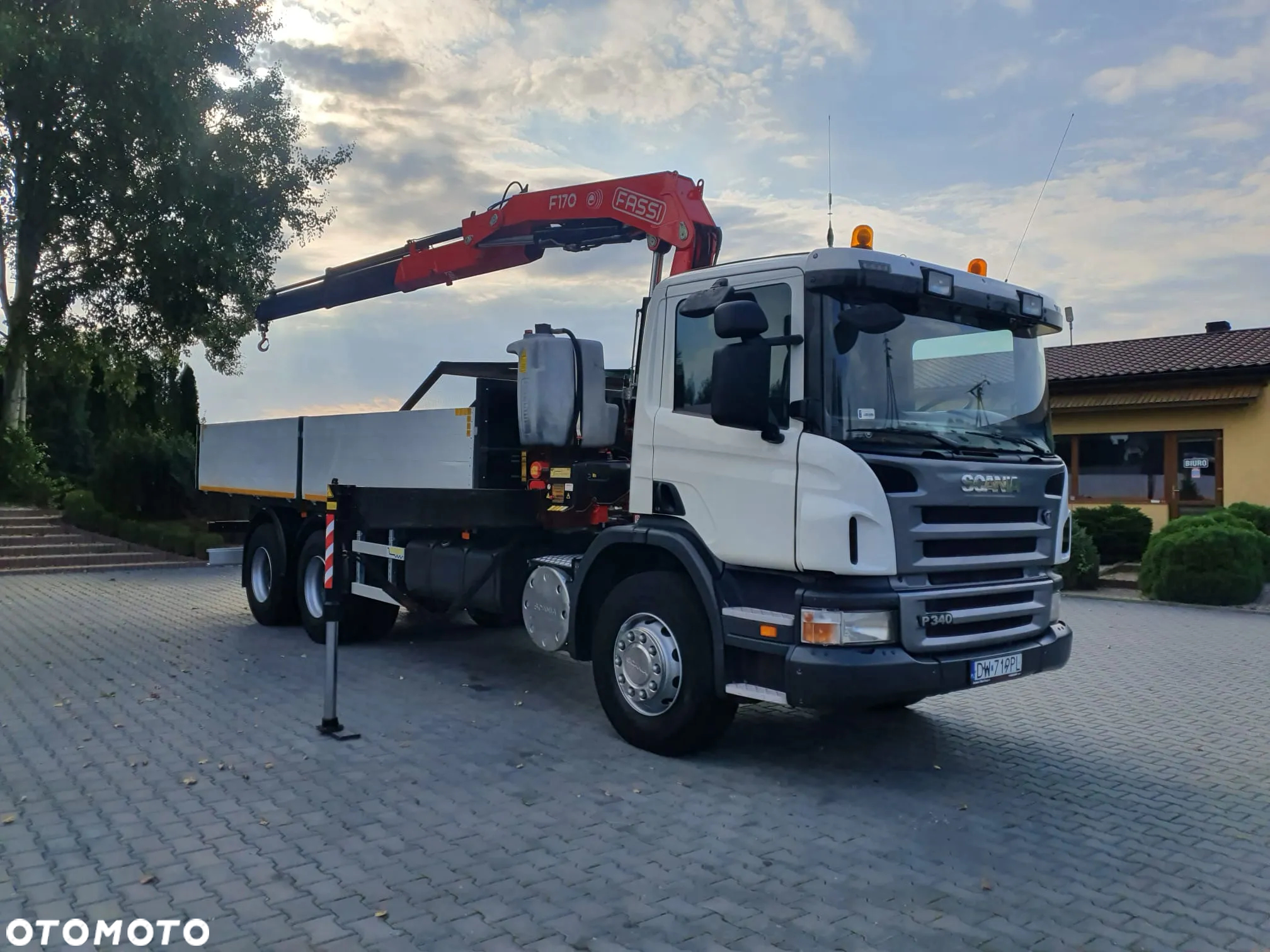 Scania P340 6x4 HDS Fassi 170 Krajowa Mały Przebieg - 7