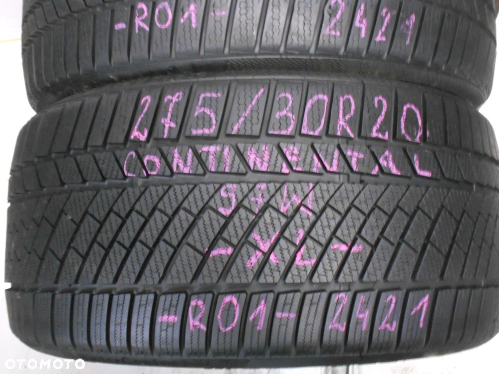 OPONY 275/30R20 CONTINENTAL WINTER CONTACT TS 850P XL R01 DOT 2421 7.7MM - 3