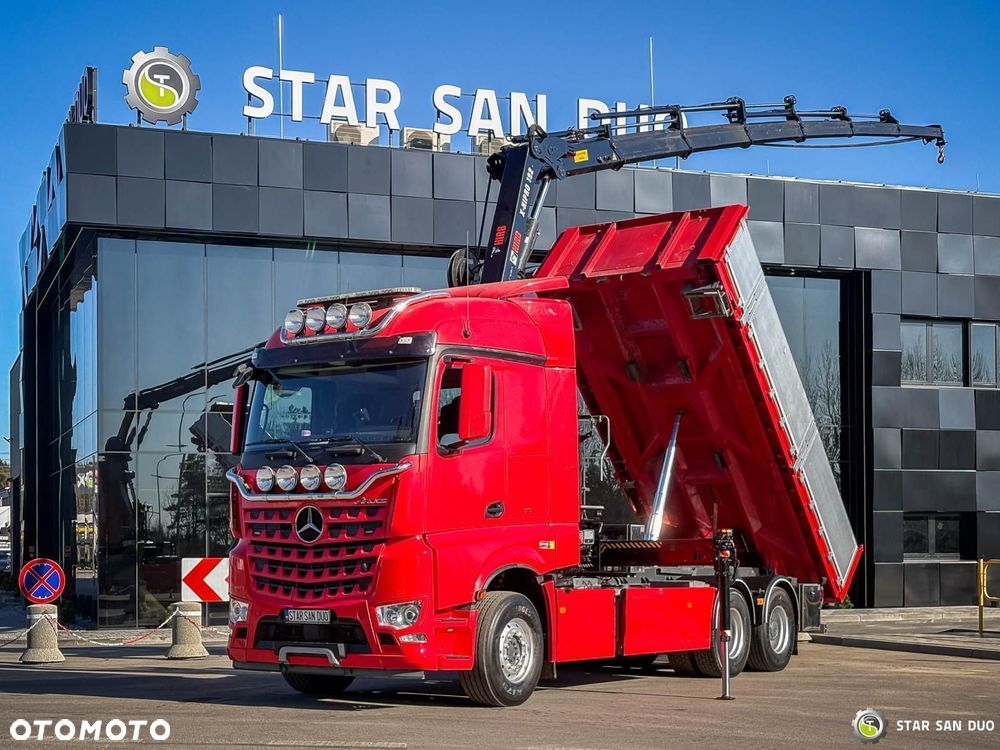 Mercedes-Benz AROCS 3358L 6x4 HIAB 192X-HIPRO E-6 Żuraw Wywrotka Euro 6 - 10