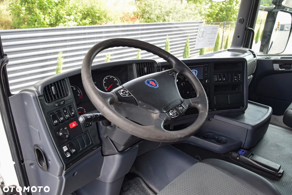 Scania G410 / 6x4 / EURO 6 / HDS PALFINGER PK 17.001 / WYSUW x3 / ROTATOR / CHYWTAK / STEROWANIE RADIOWE / WYWROTKA / HYDROBURTA / AUTOMAT / KAMERA COFANIA / NAWIGACJA / HAK / NISKI PRZEBIEG / 2017 / SERWISOWANY / SPROWADZONY - 30