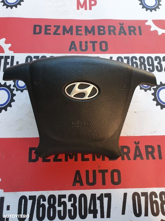 Airbag volan pasager Hyundai Santa Fe 2007 motor 2.2 D4EB 110 Kw 150 Cp dezmembrez dezmembrari