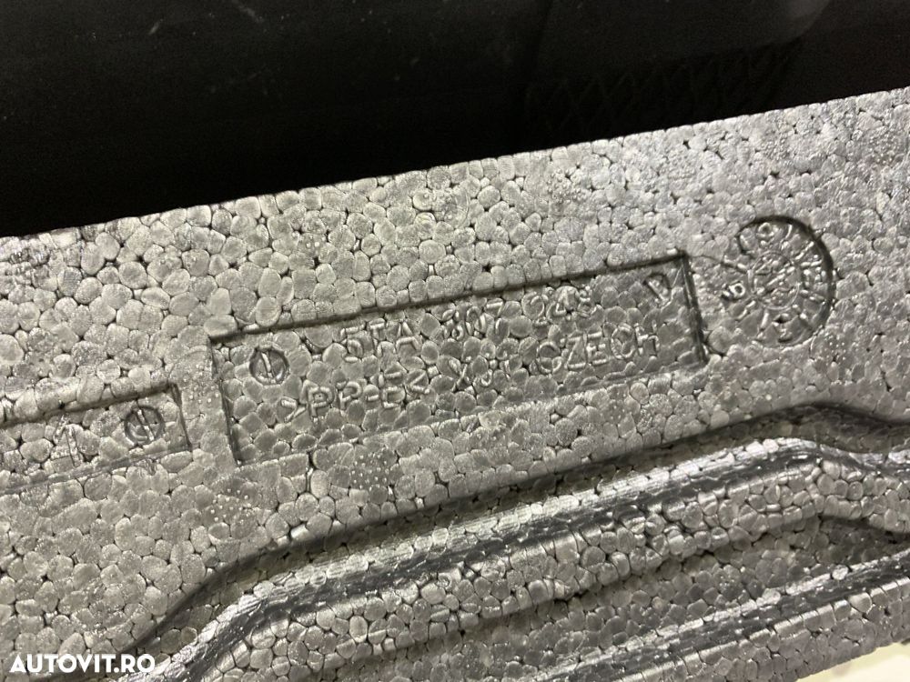 Bara fata VW Touran, 2015, 2016, 2017, 2018, 2019, cod origine OE 5TA807221A-L, cu gauri pentru spalatori faruri si senzori de parcare (4). - 12