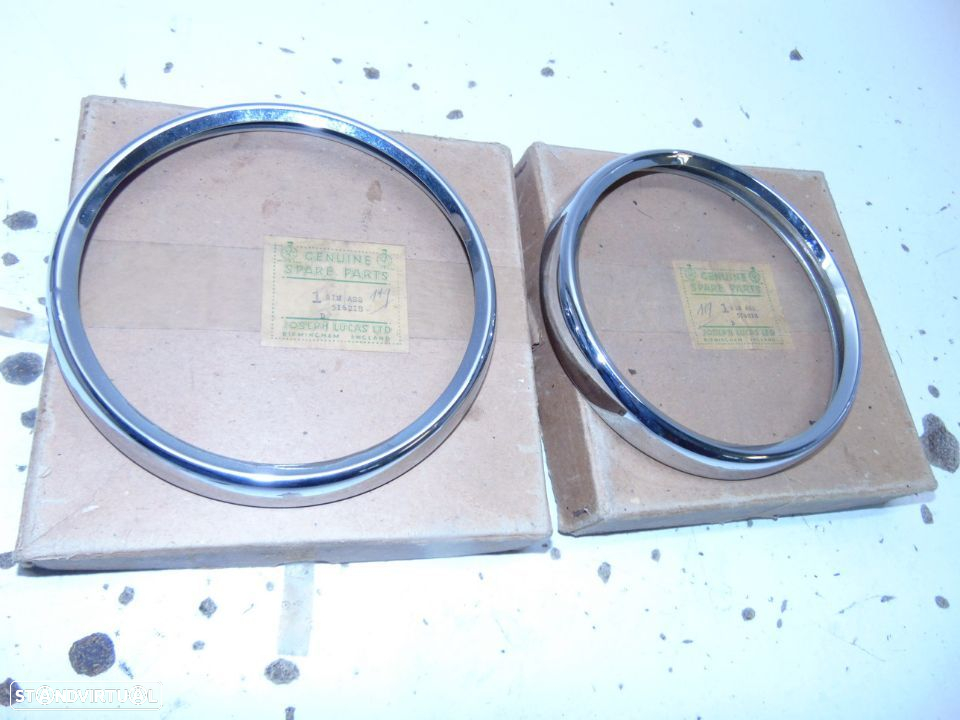 Triumph antigos aros de farol novos e originais lucas - 7