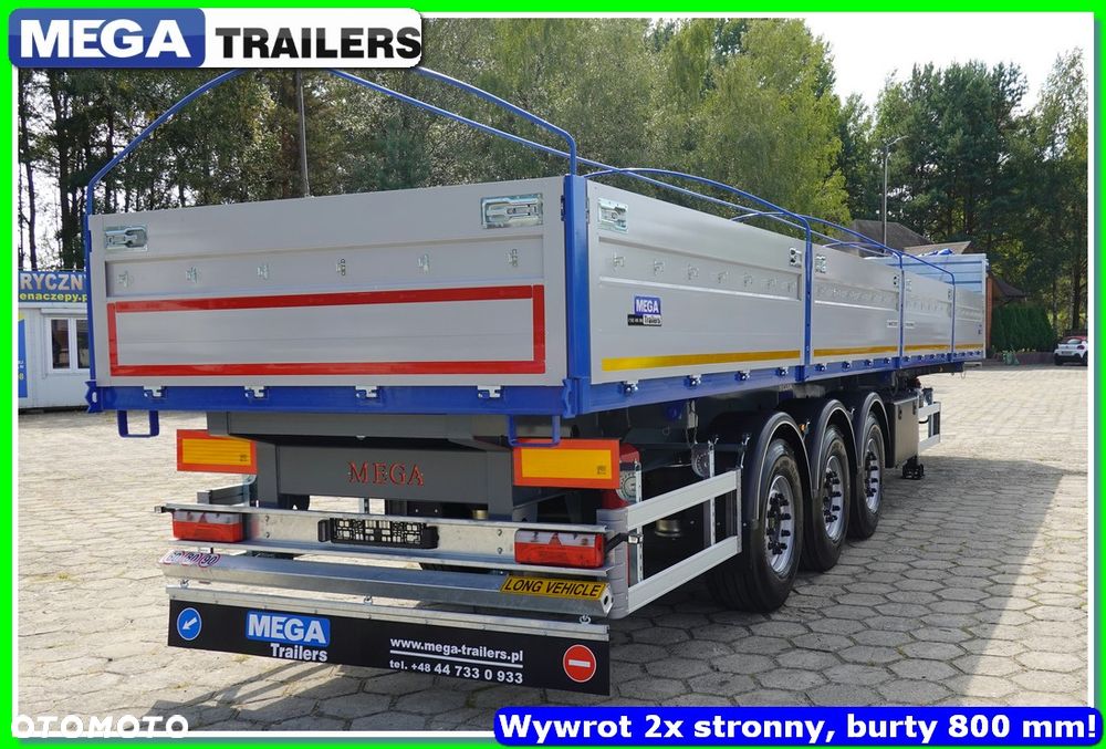 Inny Platforma / Wywrotka 2 strona, 12,60 m, burta 800 mm! - 23