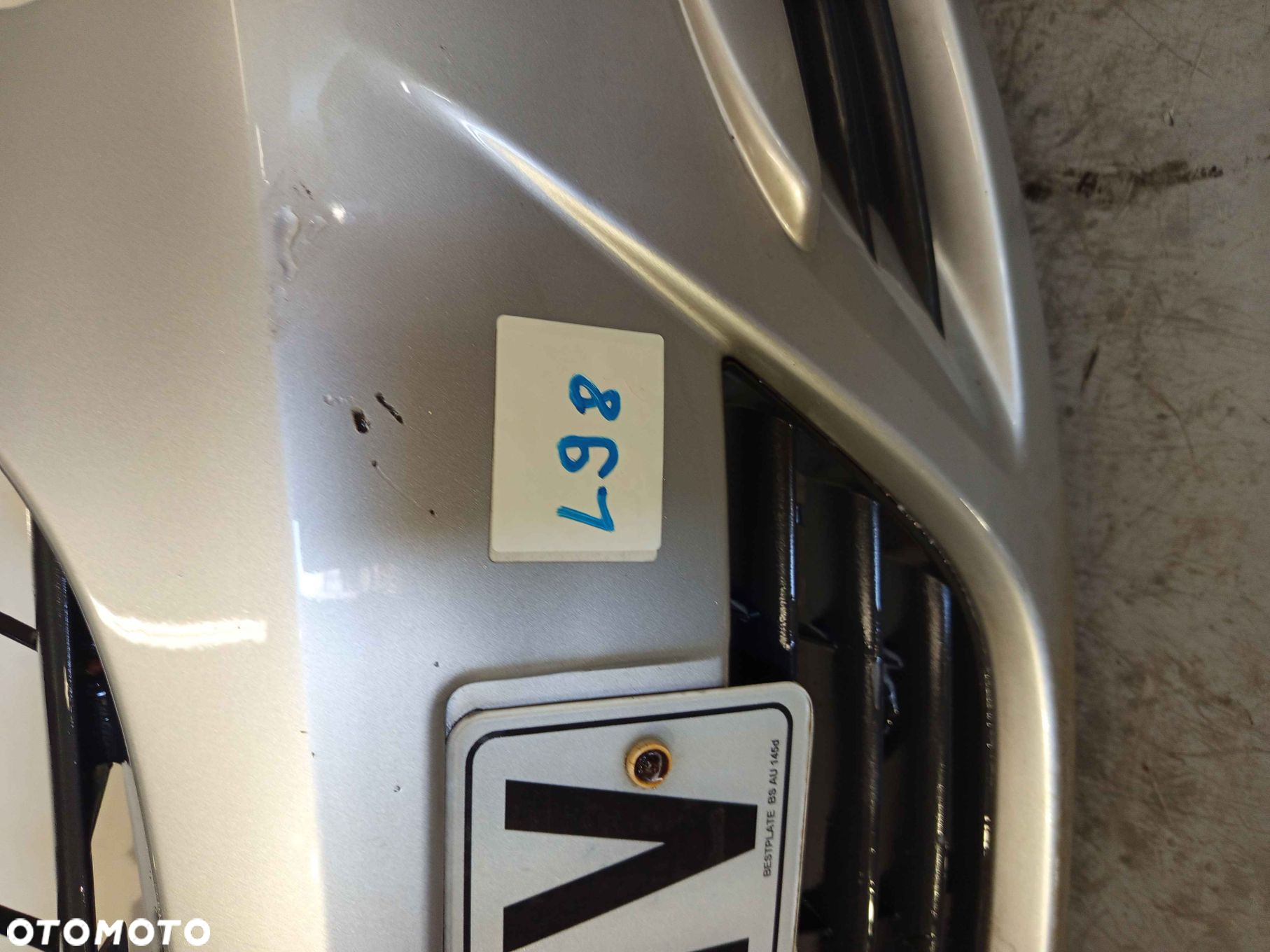 + ZDERZAK PRZÓD PRZEDNI OPEL CORSA D Z157 SREBRNY HALOGENY - 4