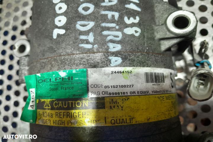 Compresor AC 24464152 24464152 Opel Zafira A [1999 - 2003] Minivan 5- - 4