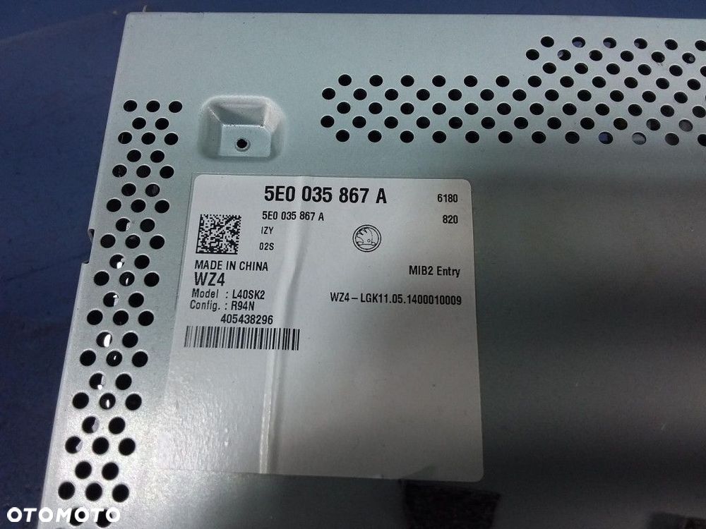 SKODA OCTAVIA III RADIO MP3 5E0035867A - 7