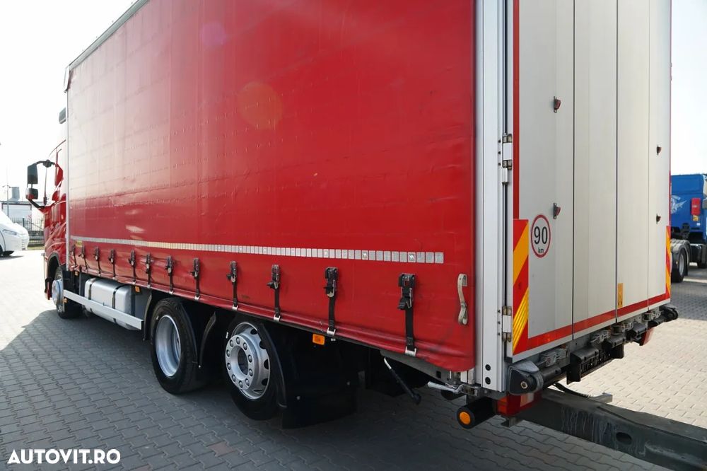 Volvo FH 460 / COMBINAȚIE TANDEM / 120 M3 / TRANSITION / I-SAVE / I-PARK COOL / DIRECȚIE CU RIDICARE AXLE / WIELTON / CORTINĂ ARMATĂ - 9