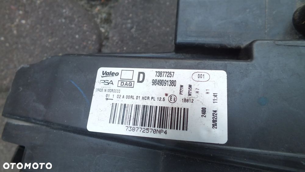 Lampa przednia lewa prawa Fiat Doblo III - 10