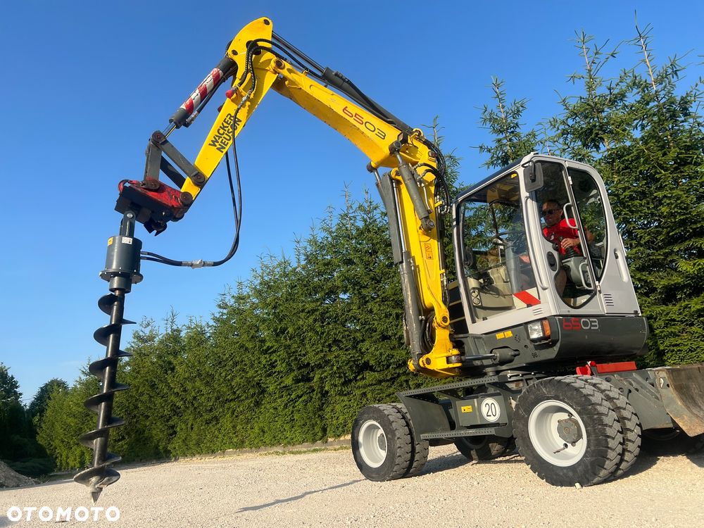 Wacker Neuson EW65 Koparka Kołowa  6503 7ton 3x łyżki LEHNHOFF  4690 mth Pług Ramię Long 3 Łamane KLIMA,MS03 HYDRAULICZNE TEREX VOLVO Cat Jcb Liebherr Komatsu KLIMATYZACJA 1 właściciel - 33